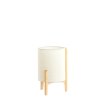 Stolová lampa Ø22x33 cm LITTO prírodná+ľanová biela