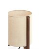 Stolová lampa Ø22x33 cm LITTO tmavohnedá+ľanová prírodná