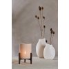 Stolová lampa Ø22x33 cm LITTO tmavohnedá+ľanová prírodná