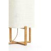 Stolová lampa 21,5x21,5x50,5 cm WYN potlač dreva prírodná+ľanová krémová