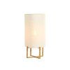 Stolová lampa 21,5x21,5x50,5 cm WYN potlač dreva prírodná+ľanová krémová