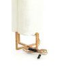 Stolová lampa 21,5x21,5x50,5 cm WYN potlač dreva prírodná+ľanová krémová