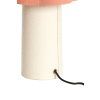 Stolová lampa Ø25x50 cm MUSABY biela+ružová