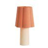 Stolová lampa Ø25x50 cm MUSABY biela+ružová