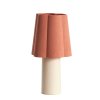Stolová lampa Ø25x50 cm MUSABY biela+ružová