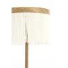 Stolová lampa LED Ø17x35 cm DINY potlač dreva+krémová