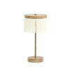 Stolová lampa LED Ø17x35 cm DINY potlač dreva+krémová