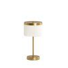 Stolová lampa LED Ø17x35 cm DINY antická bronzová+krémová