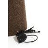 Stojacia lampa Ø38x180 cm MICKY bouclé hnedá