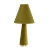 Stolová lampa Ø30x61 cm DEVIA zamatovo zelená