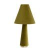 Stolová lampa Ø30x61 cm DEVIA zamatovo zelená