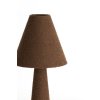 Stolná lampa Ø30x61 cm DEVIA bouclé hnedá