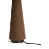 Stolná lampa Ø30x61 cm DEVIA bouclé hnedá