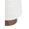 Stolová lampa Ø19x52,5 cm, drevená potlač HOWIE tmavohnedá+krémová