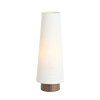 Stolová lampa Ø19x52,5 cm, drevená potlač HOWIE tmavohnedá+krémová