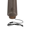 Stolová lampa Ø15x42 cm HOWIE drevená potlač tmavohnedá+tmavohnedá