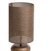 Stolová lampa Ø22x67,5 cm DANIALO drevená potlač d hnedá+d hnedá