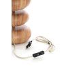 Stolová lampa Ø22x67,5 cm DANIALO potlač dreva prírodná+lano krémová