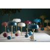 Stolová lampa Ø26x47 cm SURIN lesklá krémová+zlatá