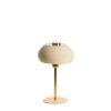 Stolová lampa Ø22x34 cm SURIN lesklá svetlosivá+zlatá