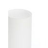 Stolová lampa Ø12x47 cm RYLANO sklo mliečna+piesková+antický bronz