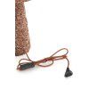 Stolná lampa Ø20x58 cm MICKY bouclé bordová