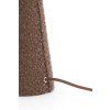 Stolná lampa Ø20x58 cm MICKY bouclé hnedá