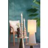 Stolná lampa Ø20x58 cm MIKKEL bouclé krémová
