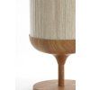 Stolová lampa Ø22,5x50 cm DANIA potlač dreva prírodná + lano krémová