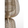 Stolová lampa Ø24x54 cm ABOSO svetlo zlatá