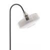 Stojaca lampa 45x29,5x160 cm SOLNA matná čierna + dymové sklo