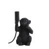 Stolová lampa E14 13x12,5x23,5 cm MONKEY matná čierna