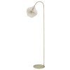 Stojaca lampa 45x28x160 cm RAKEL antický bronz + dymová