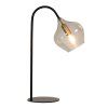 Stolová lampa E14 28x17x50,5 cm RAKEL matná čierna+dymová