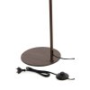 Stojaca lampa 32,5x23x147 cm SALOMO drevená potlač tmavohnedá