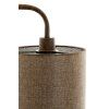 Stojaca lampa 33,5x28x155 cm DONIO drevená potlač d hnedá+d hnedá