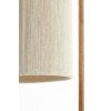 Stojaca lampa 33,5x28x155 cm DONIO potlač dreva prírodná + lano krémová