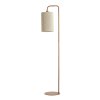 Stojaca lampa 33,5x28x155 cm DONIO potlač dreva prírodná + lano krémová
