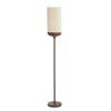 Stojaca lampa Ø23x159 cm DANIA drevená potlač d hnedá+lano krémová