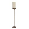 Stojaca lampa Ø23x159 cm DANIA drevená potlač d hnedá+lano krémová