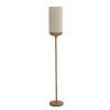 Stojaca lampa Ø23x159 cm DANIA potlač dreva prírodná + lano krémová