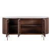 Komoda Barkley brúsená zlatá