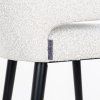 Barová stolička Indigo white bouclé
