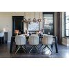Jedálenská stolička Aline FR, otočná, biela ženilková, nehorľavá