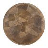 Konferenčný stolík Tulum, brúsené zlato (sada 2 kusov)