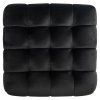 Pouffe & Footstool Huxley antracitový zamat