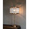 Stolová lampa Loiza, brúsená zlatá