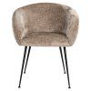 Jedálenská stolička Ruby taupe chenille