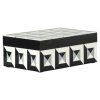 Úložný box Licia čierna/biela