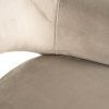 Jedálenská stolička Giovanna trendy nature / khaki zamat ohňovzdorná